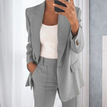 Blazer à Manches Longues Pour Femmes