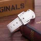 Montre pour Femme Vintage en Cuir et Pierre à Quartz