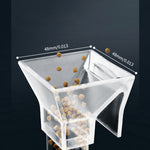 Tube d'alimentation pour aquarium