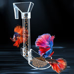 Tube d'alimentation pour aquarium