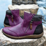 Bottes zippées imperméables pour femmes