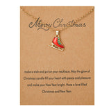 Collier en alliage de la série de Noël
