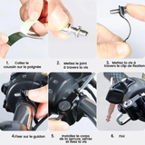 Serrure de sécurité multifonctionnelle pour casque de moto