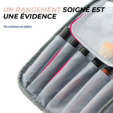 Sac de rangement de voyage compartimenté multifonctionnel