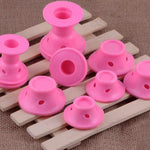 20 Pièces Bigoudis en Silicone - ciaovie