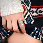 Bague Personnalisée en Argent Vintage