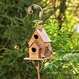 Décoration de nichoir de jardin en métal créatif