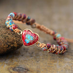 Bracelet Jaspe Cœur Passionné