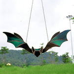 Tentures De Vitraux De Chauve-souris D'Halloween