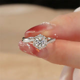 Moissanite de la bague des étoiles