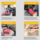 Réseau de stockage à double couche de siège d'auto