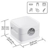Support de rangement pour organisateur de câble magnétique