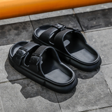 Pantoufles plates-formes d'extérieur unisexes