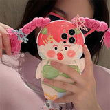 Étui de téléphone drôle de maillot de bain de tresse