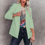 Blazer de couleur unie