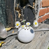 Décor de table en pierre de fleur de vase fait à la main en résine