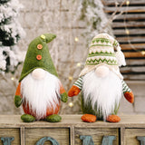 Figurine Elfe de Noël Vert Vieil Homme Sans Visage