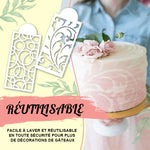 Pochoir de décoration de gâteau (10 PCS en 1 SET)