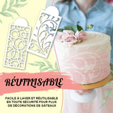Pochoir de décoration de gâteau (10 PCS en 1 SET)