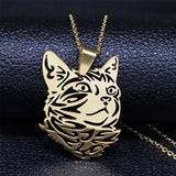 Collier Visage de Chat