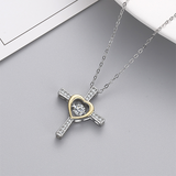 Collier croix et cœur To My Soulmate