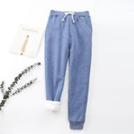 Pantalon de Survêtement Chaud en Cachemire D'hiver