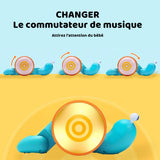 Jouet escargot à pousser et à tirer