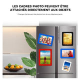 Cadres photo magnétiques colorés