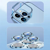 Coque de téléphone transparente à protection complète