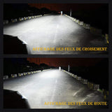 Phares LED super brillants de voiture