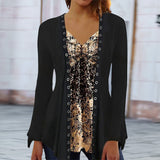 Haut à Manches Longues avec Imprimé