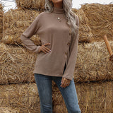 Pull en maille avec braguette boutonnée