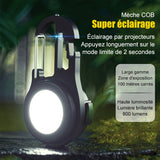 Porte-clés rechargeable portable multifonctionnel