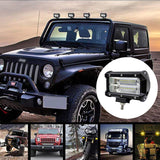 Gousses de Lumière de Travail Stroboscopique à Lumière Blanche Ambre de 5 in