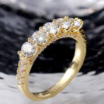 Bague à une Rangée Zircon