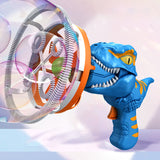 Pistolet à bulles à coussin de vent dinosaure