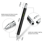 7-en-1 tournevis-stylo multifonctionnel