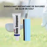 Élimine instantanément les rayures des clubs de golf
