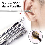 Set de pelles à oreilles en acier inoxydable