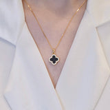 Collier Trèfle à Quatre Feuilles Élégant