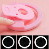 Lumière ronde pour selfies