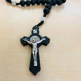 Collier chapelet croix