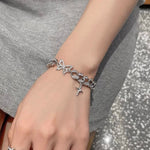 Bracelet Découpe Papillon et Étoile