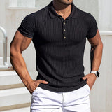 Chemise De Golf De Couleur Unie Pour Hommes