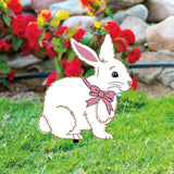 Panneau de signalisation de jardin pour Pâques