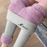 Pantalon Solide D’hiver Chaud et Décontracté