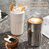 Thermos à café avec affichage de la température