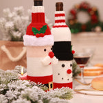 Protecteur de bouteille de vin décoratif de Noël