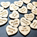 Carte Coeur Rond En Bois