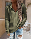 Gilet à capuche avec zip